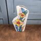 Ceramar vase, artistic ceramic, colourful mosaic pattern.