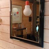 Metal and brass mirror, 94x75 cm
