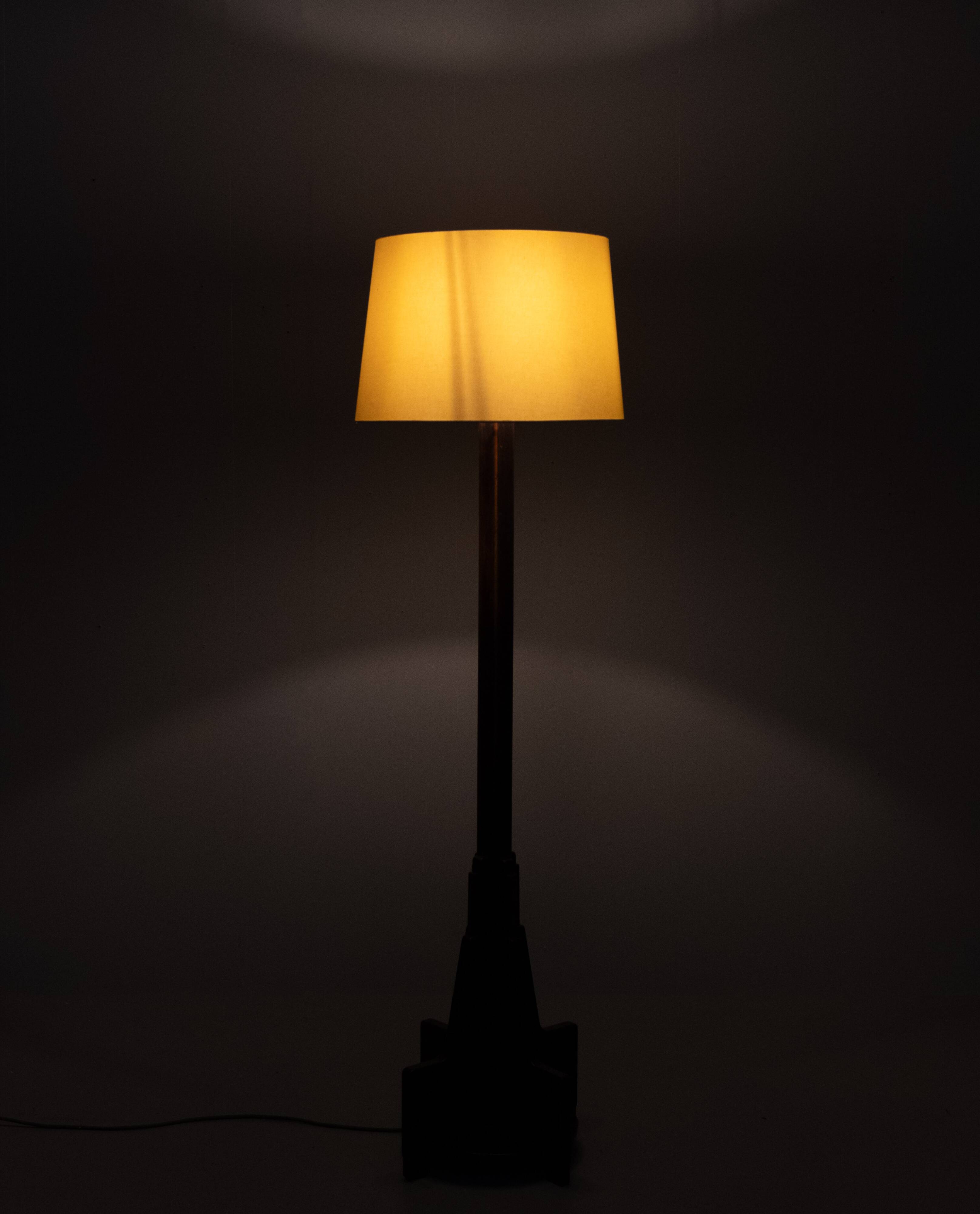 Dutch Art Deco Amsterdam School Floor Lamp 1920/30s
