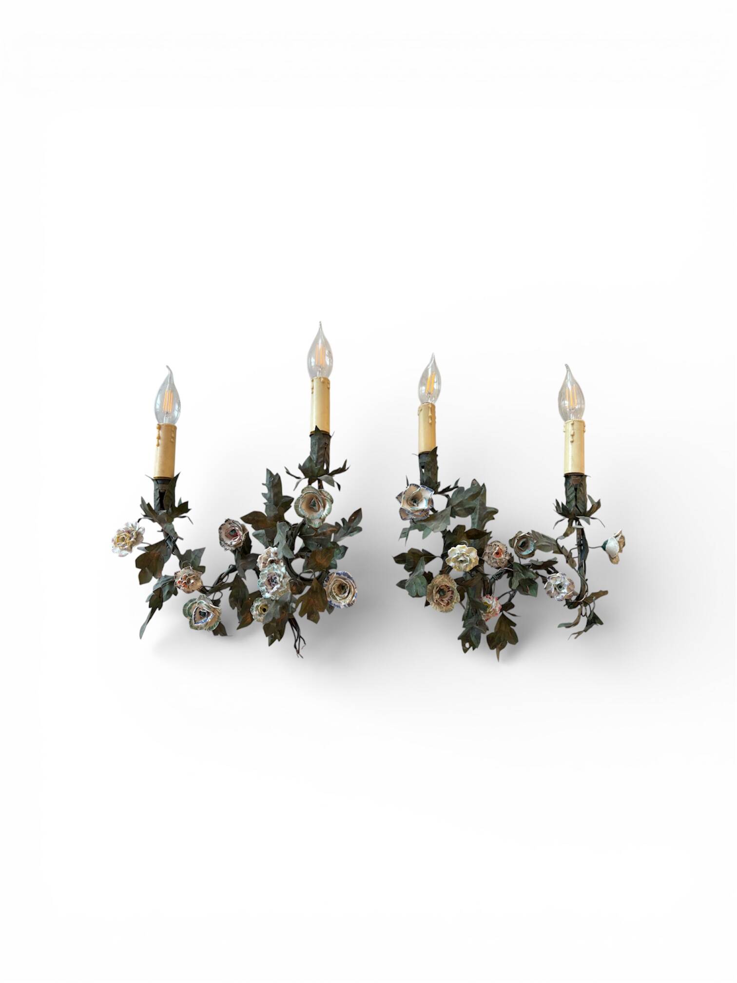 Pair of French wall sconces from the 19th century.