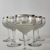 Set of 6 glasses wine balloon (granite glass)