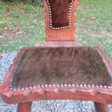 Chaise tripode esprit chalet