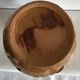 Large antique ceramic vase with two twisted handles.