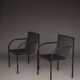 Model R401 Chairs by Shiro Kuramata for Pastoe. Set of 2