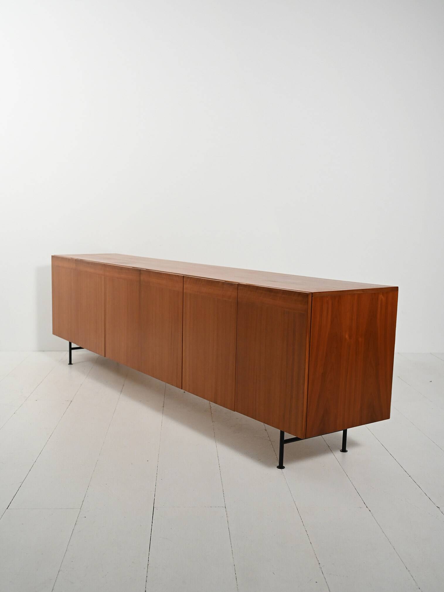 Sideboard in teak with six doors attributed to Nils Jonsson