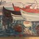 Oil on canvas signed Nathalie Pogarieloff