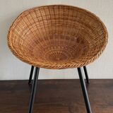 Children's armchair "Corbeille" 50s