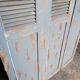 Lot 3 shutters door door carved painted patinated