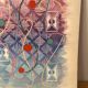 Summer flower bouquet, watercolour on double-sided paper.