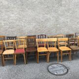 Set of 20 bentwood bistro chairs
