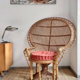Emmanuelle rattan armchair