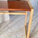 Table basse bois exotique vintage