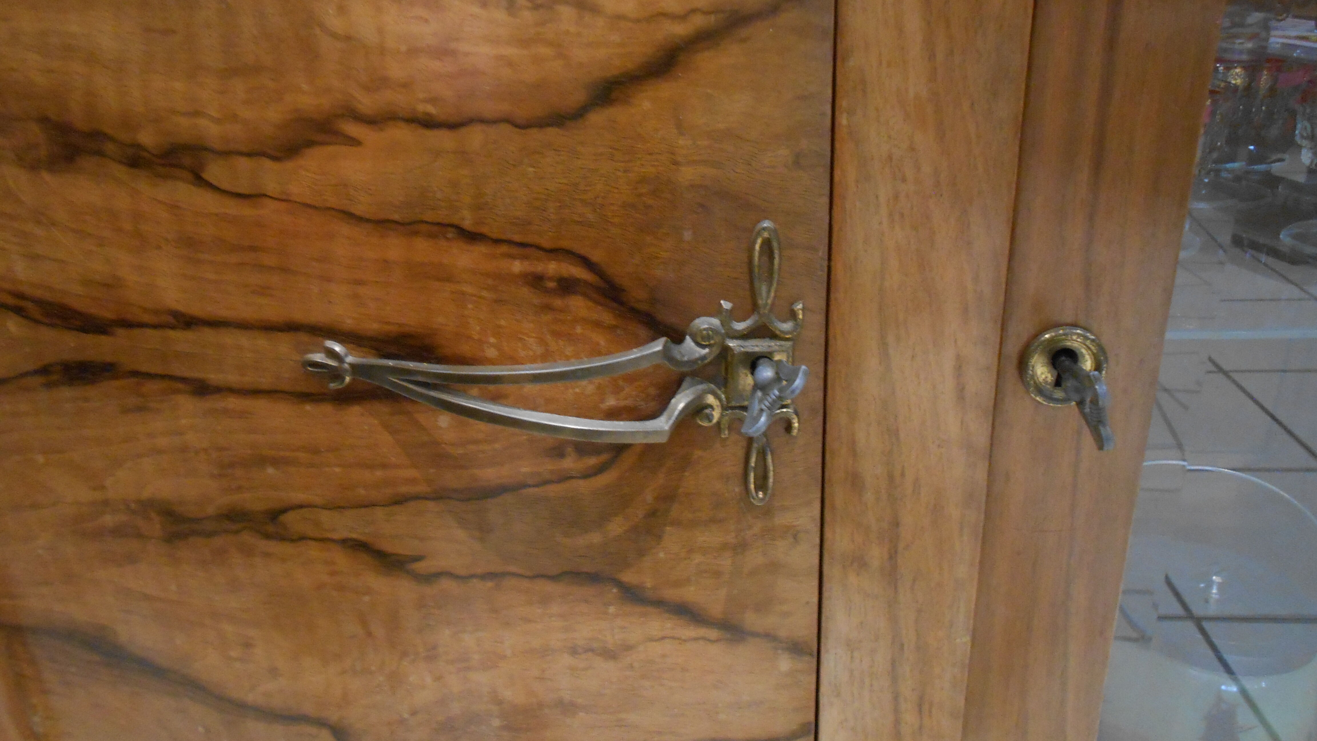 Art deco buffet on marble