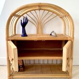 Rattan shelf