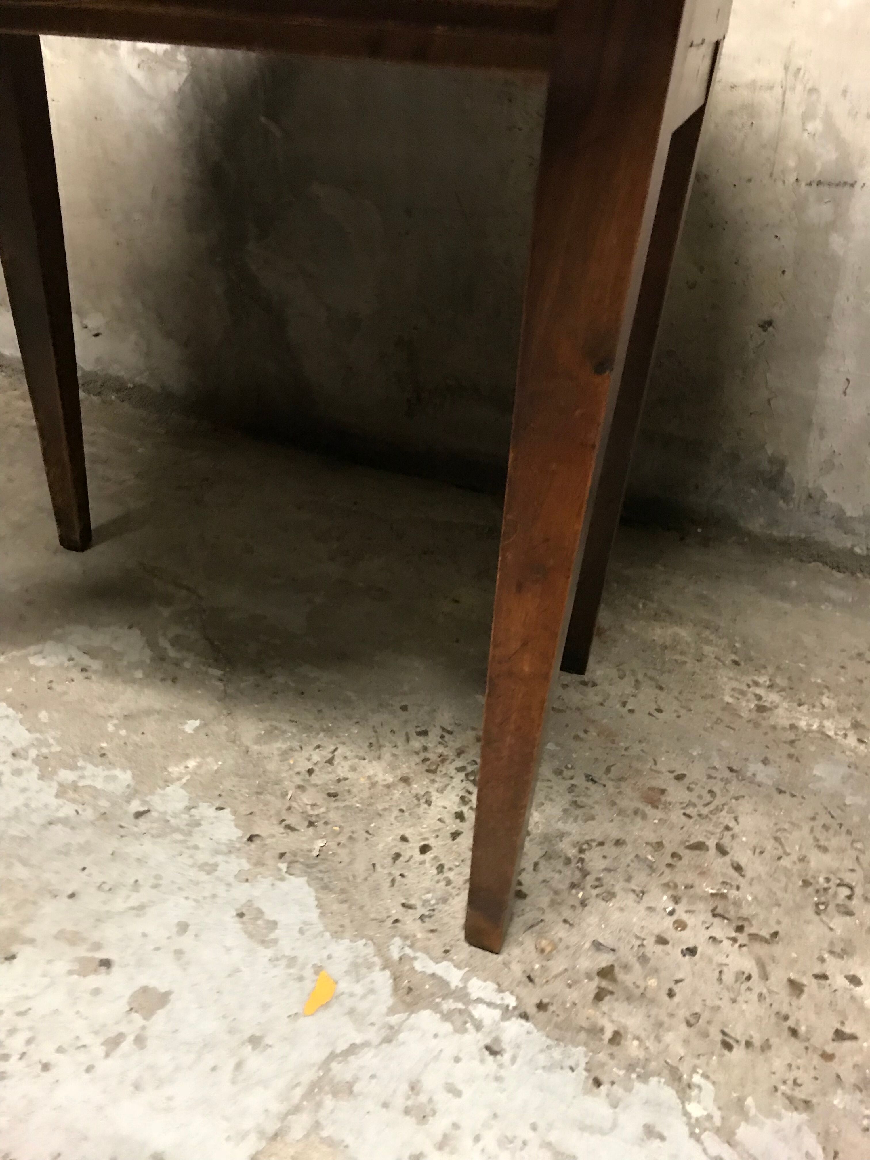 Oval antique oak farm table