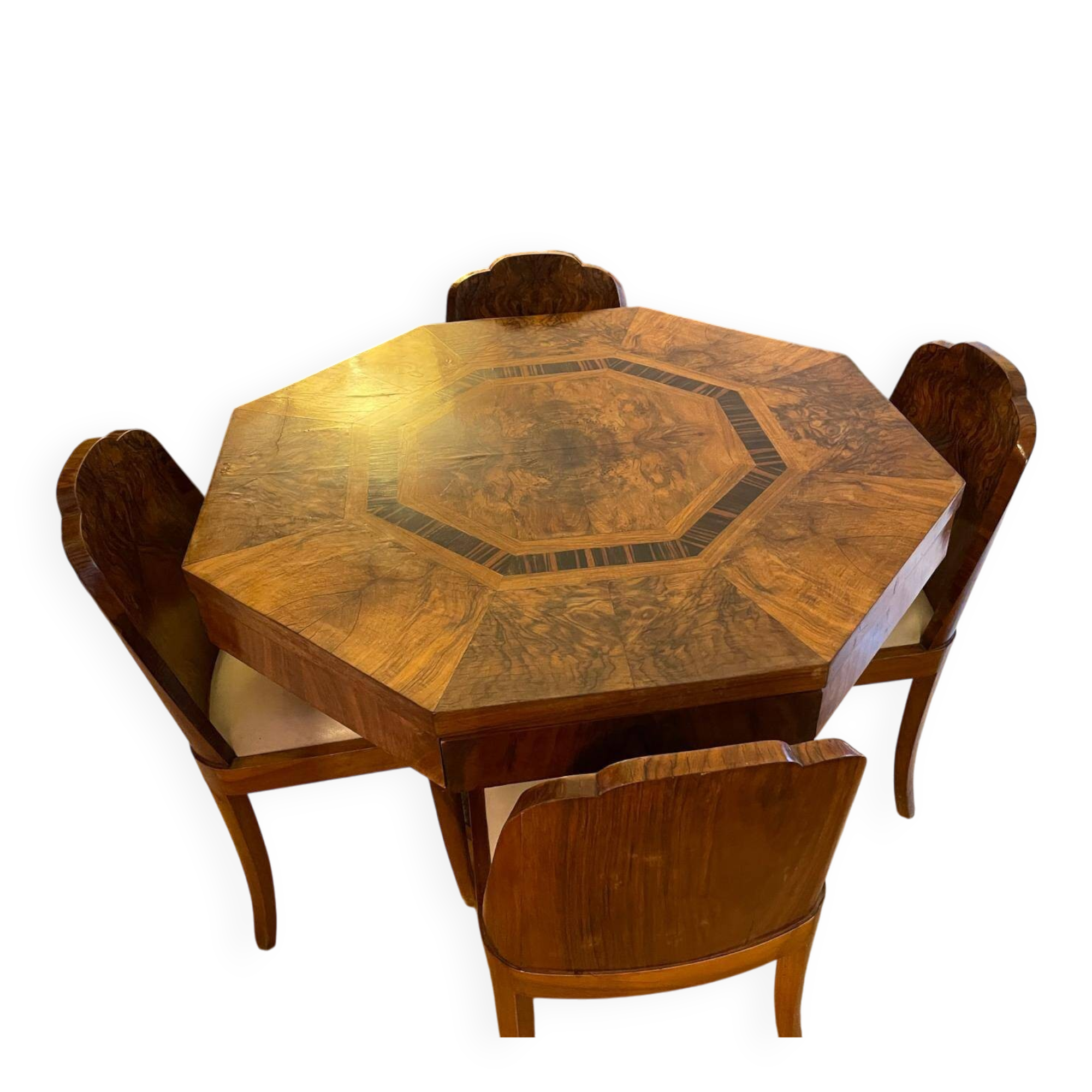 Dining table and chairs