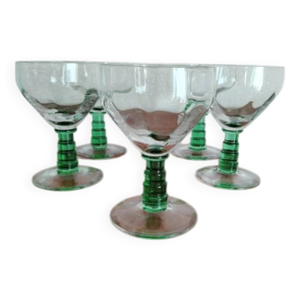 Set of 5 glasses