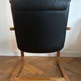 Teak and Skai Armchair