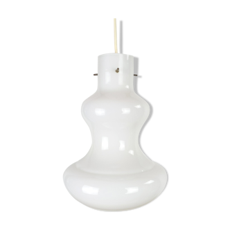 Suspension in white opaline Italy 1960