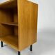 Vintage walnut shelf nightstand 60s mid-century bookcase