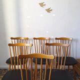 Lot de 6 chaises Baumann