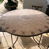 Table fer forgé / céramique