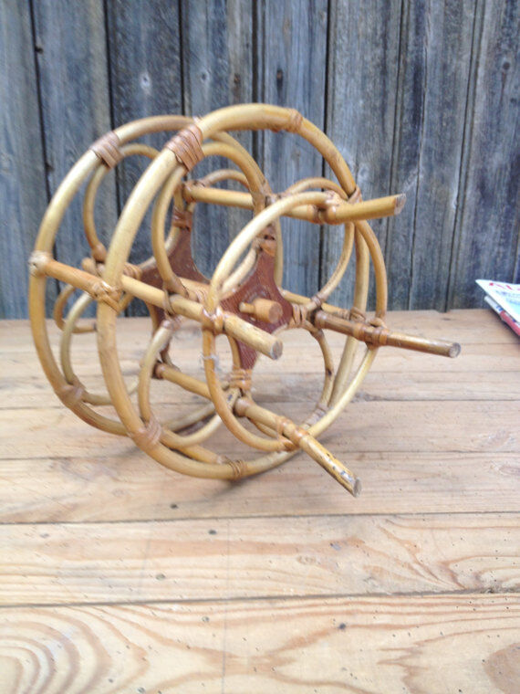 Wine rack in bamboo