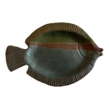 Empty fish pocket 1970s in glazed earthenware