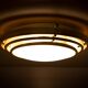 Italian Brass Flush Mount ceiling lamp 1970s