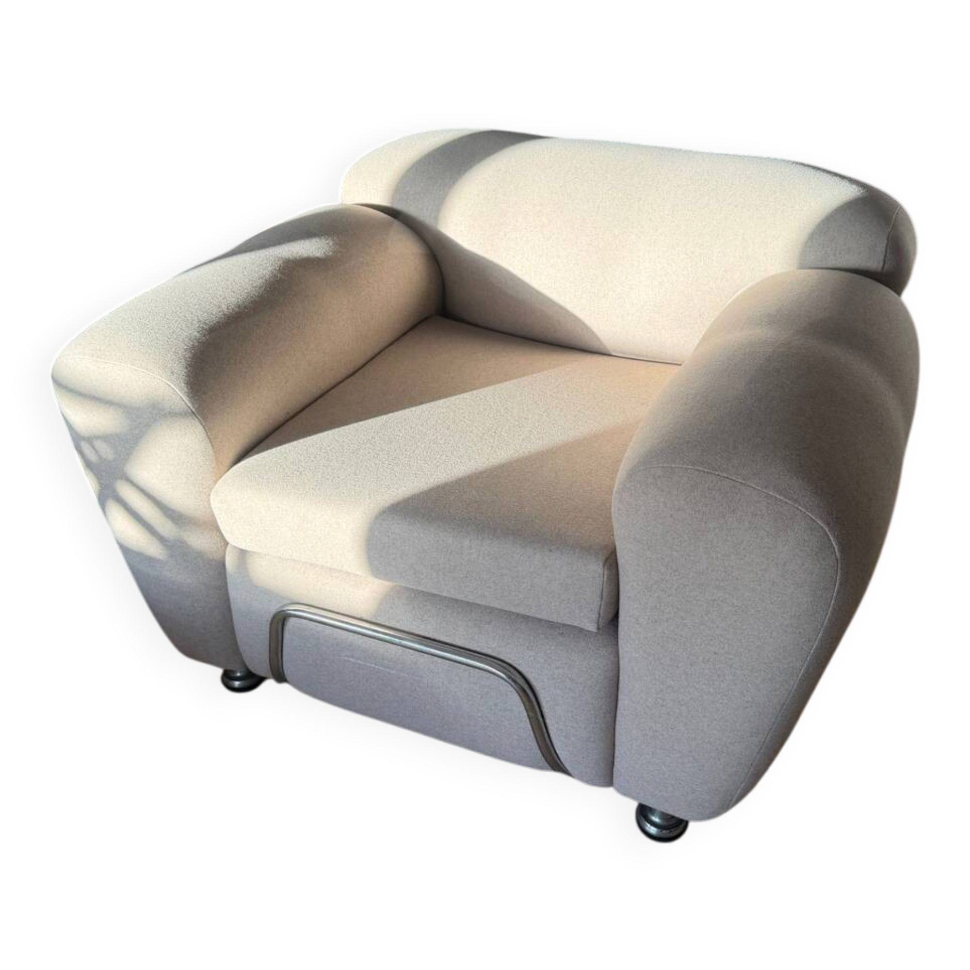 Italian tubular club armchair 1970