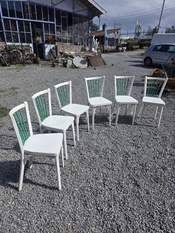 6 chaises bistrot Baumann