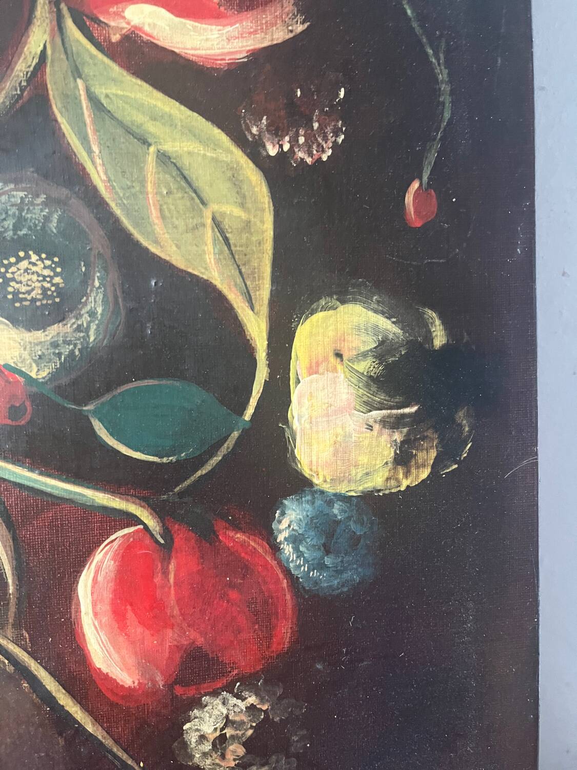 Bouquet of Flowers, oil on canvas, signed