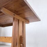 Mountain furniture table made of solid pine