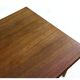 Table de repas danoise par Verner Pedersen scandinave teck 1950 estampillée
