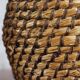 Panière en corde tressée vintage