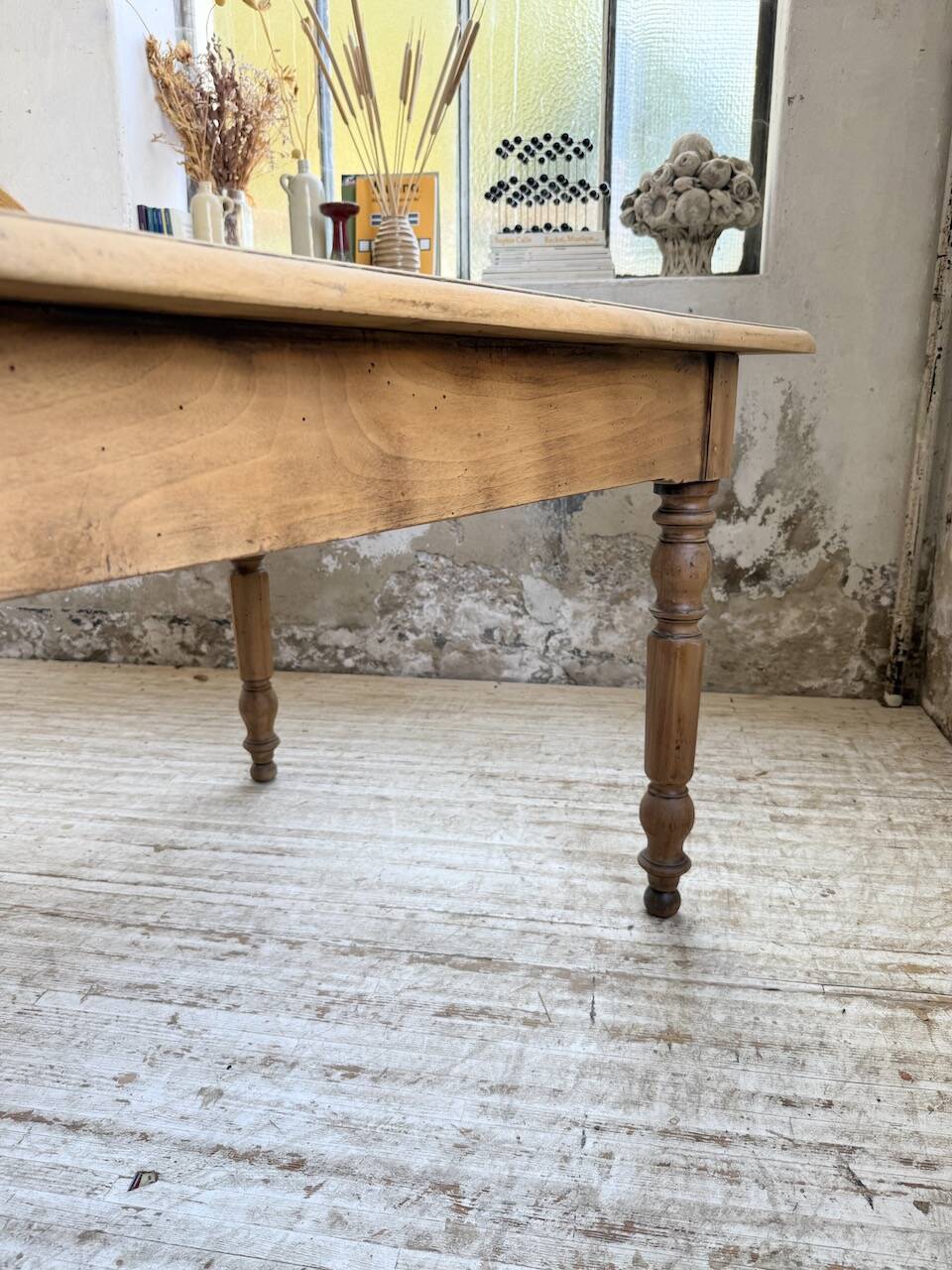 Walnut bistro farmhouse table 180cm