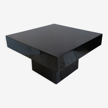 Black lacquered coffee table