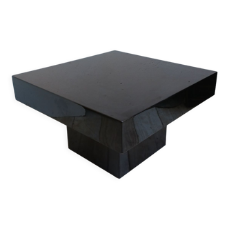 Black lacquered coffee table