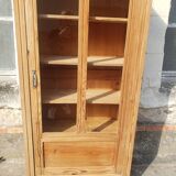Parisian cabinet glazed raw wood