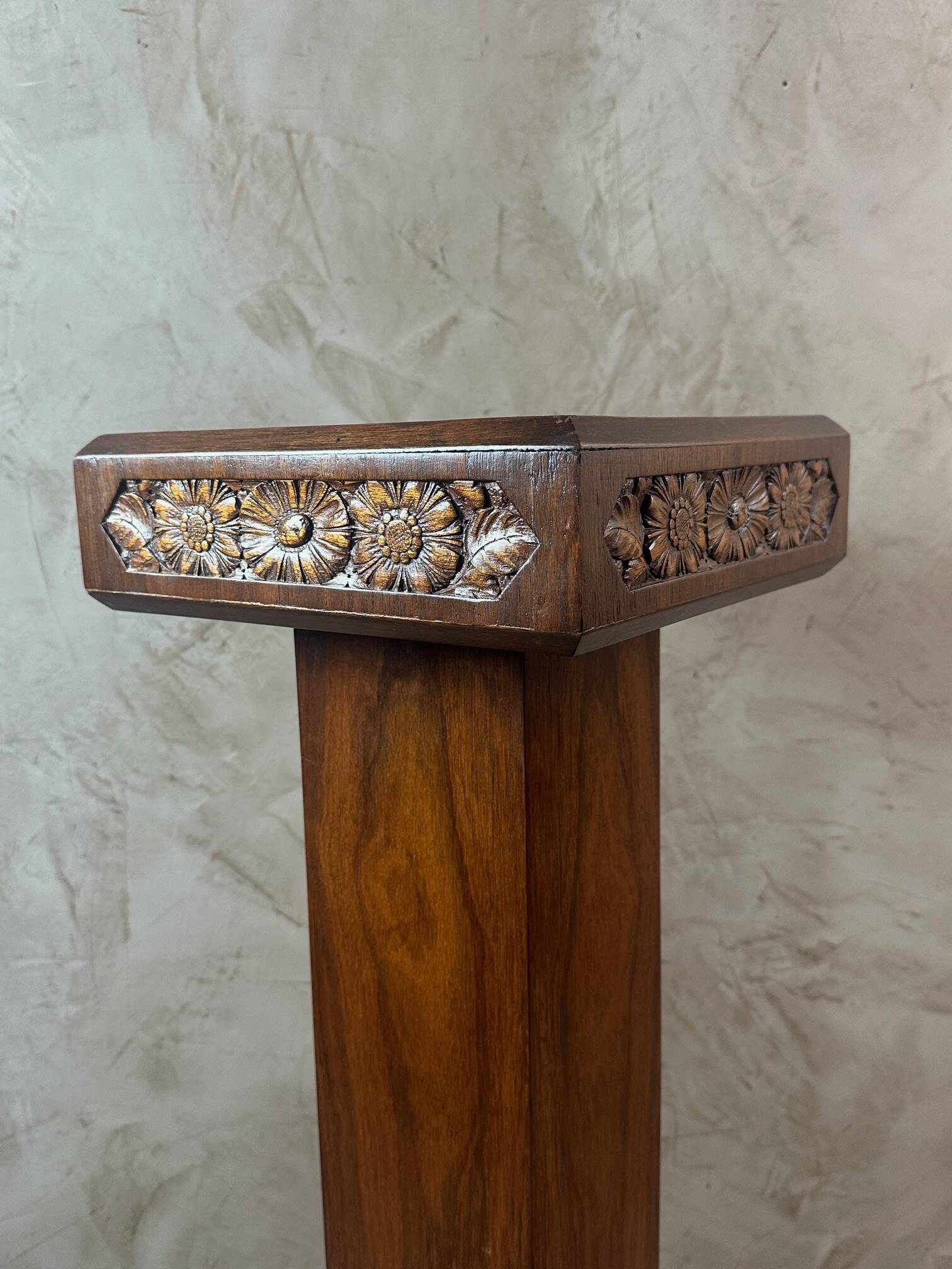 Art Deco Walnut Bench