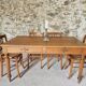 Antique Oak Table – 1930s Desk or Dining Table