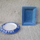 Two advertising ashtrays
