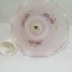 Pink glass suspension tulip shape / vintage
