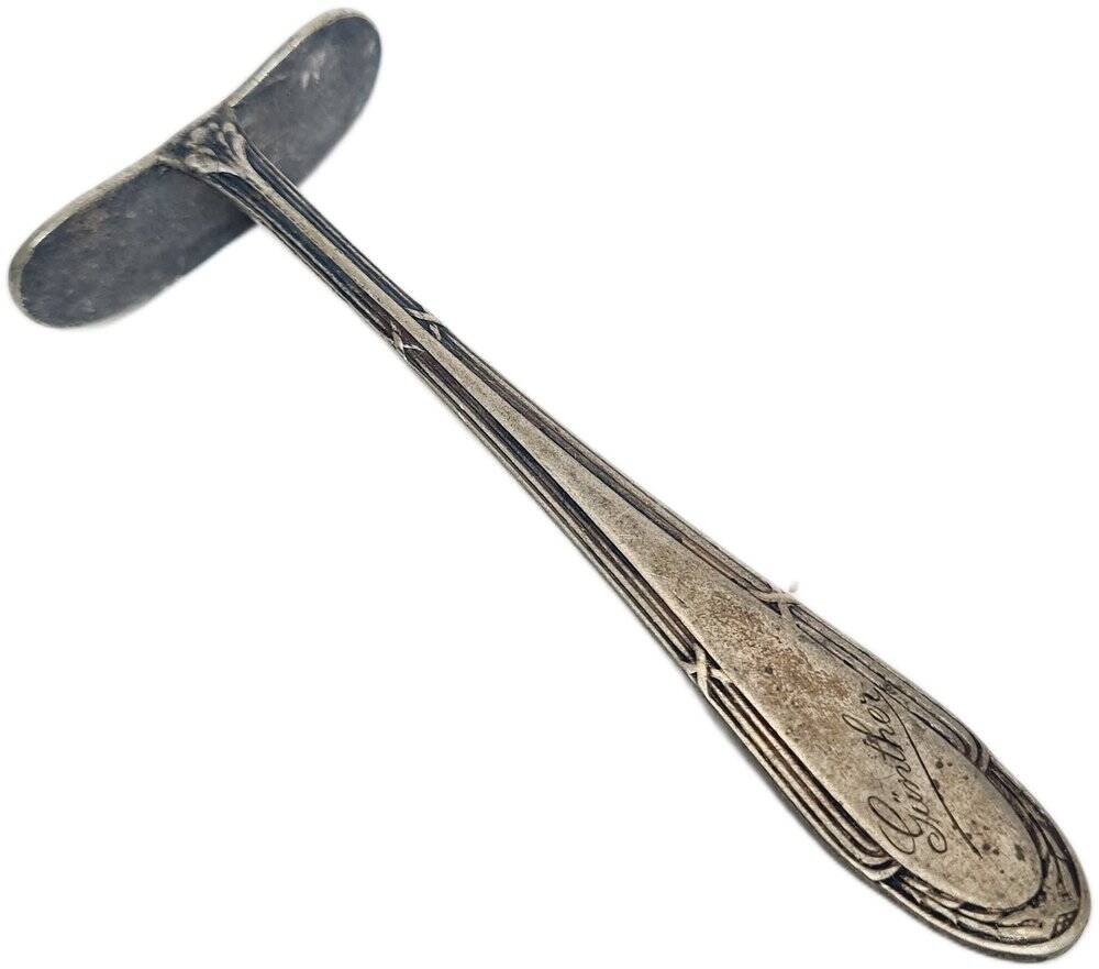 Vintage Art Deco herring spoon, 1930s