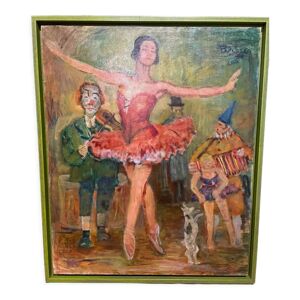 huile sur toile signée