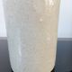 Vintage glazed stoneware cylinder vase - 1970