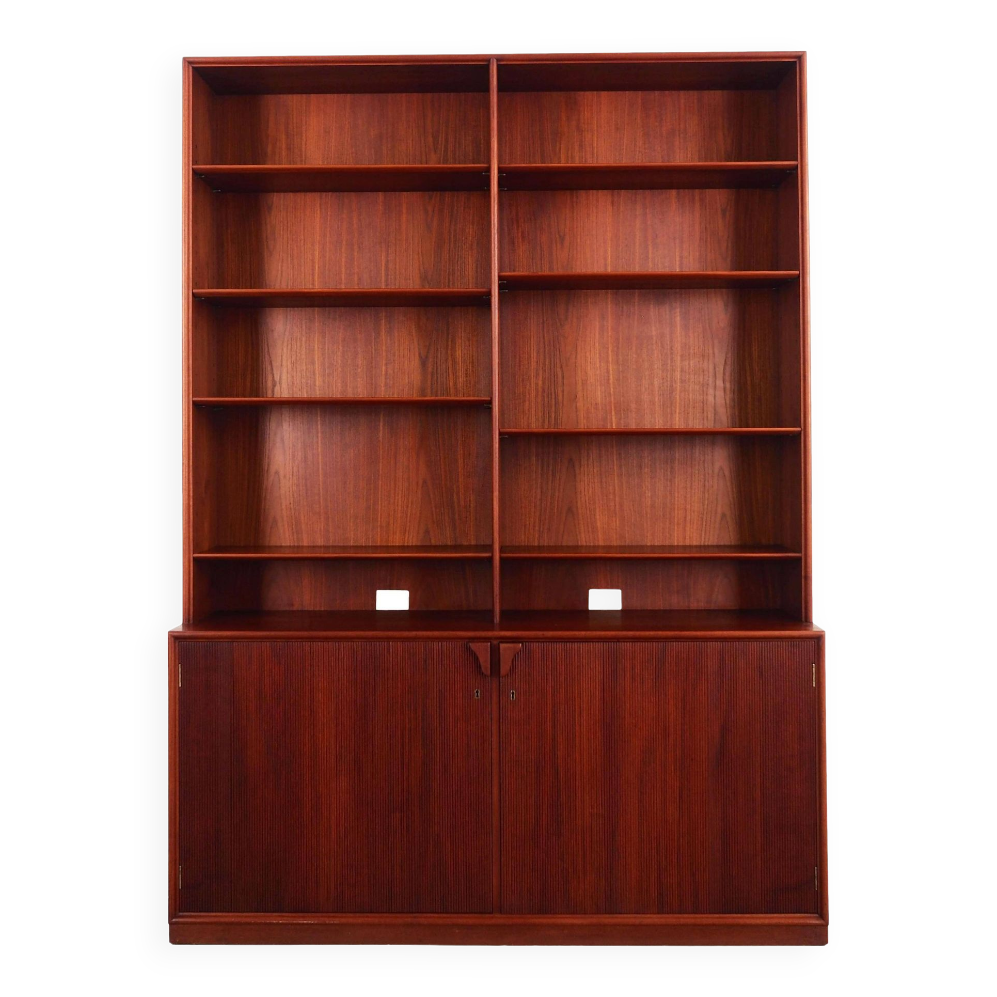 Teak bookcase, Danish design, 1970s, manufactured by Illums Bolighus