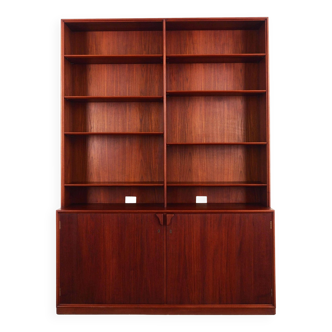 Teak bookcase, Danish design, 1970s, manufactured by Illums Bolighus