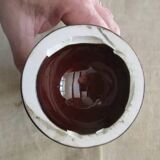 Stoneware bottle with handle