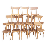 Set of 12 bistro chairs